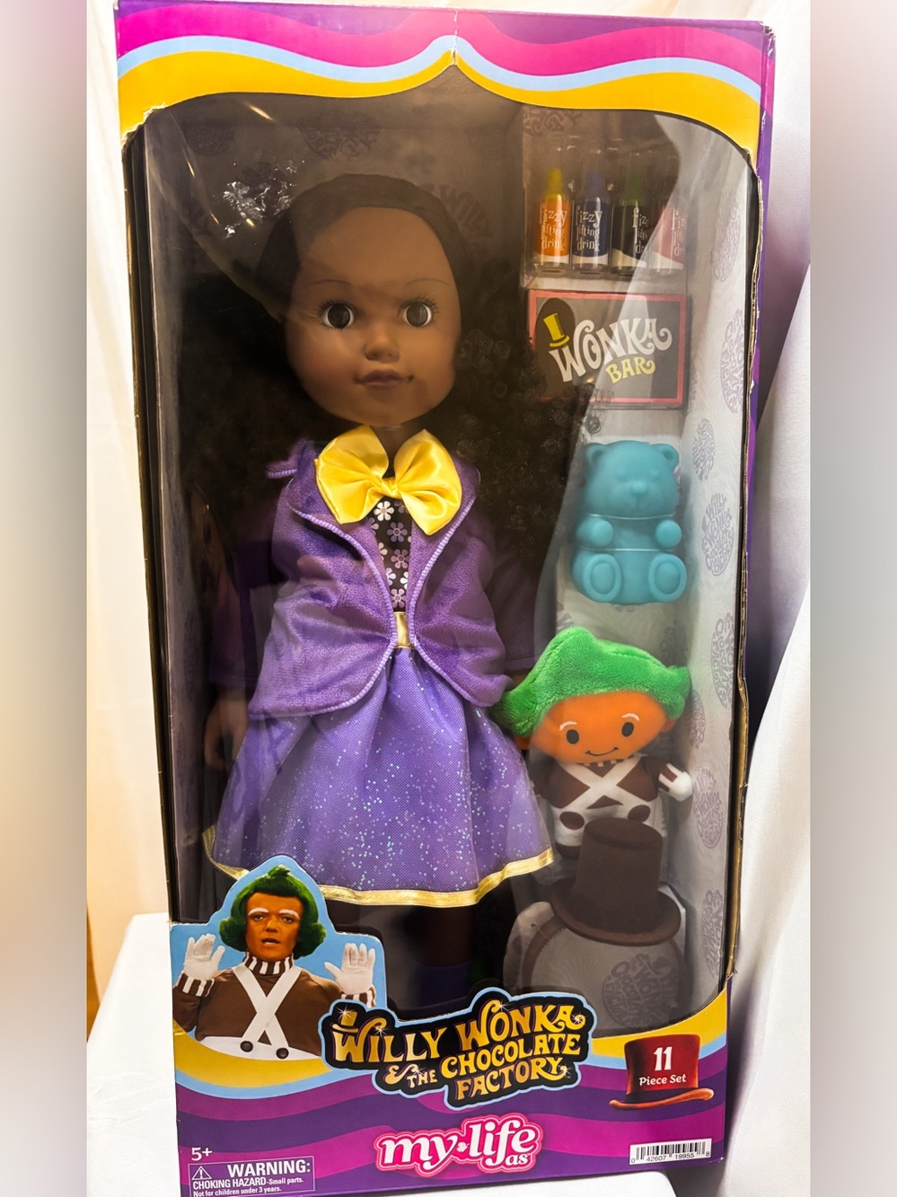 The Chocolate Factory Violet Beauregarde Doll - Purple & Yellow